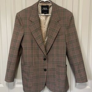Zara Blazer Plaid